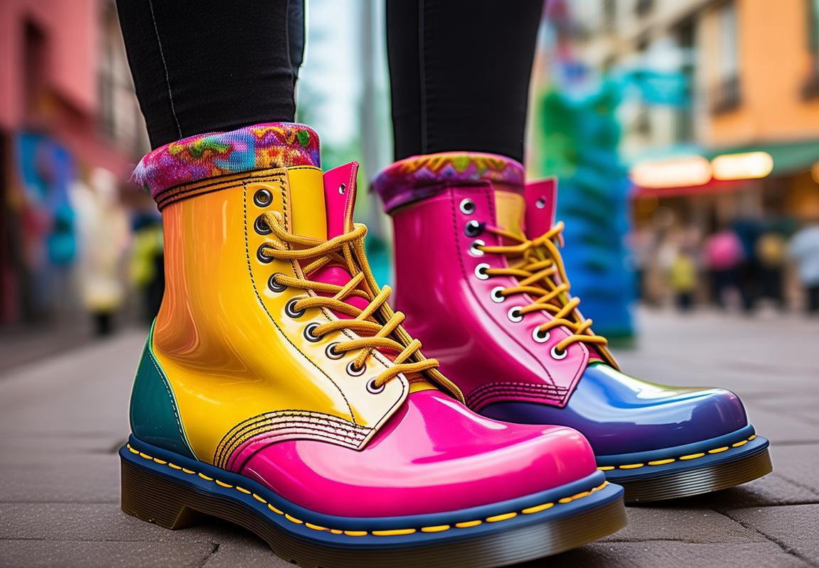 Zapatos Dr. Martens de Colores – ¡Descuentos Sorprendentes! No Dejes Pasar Esta Oportunidad