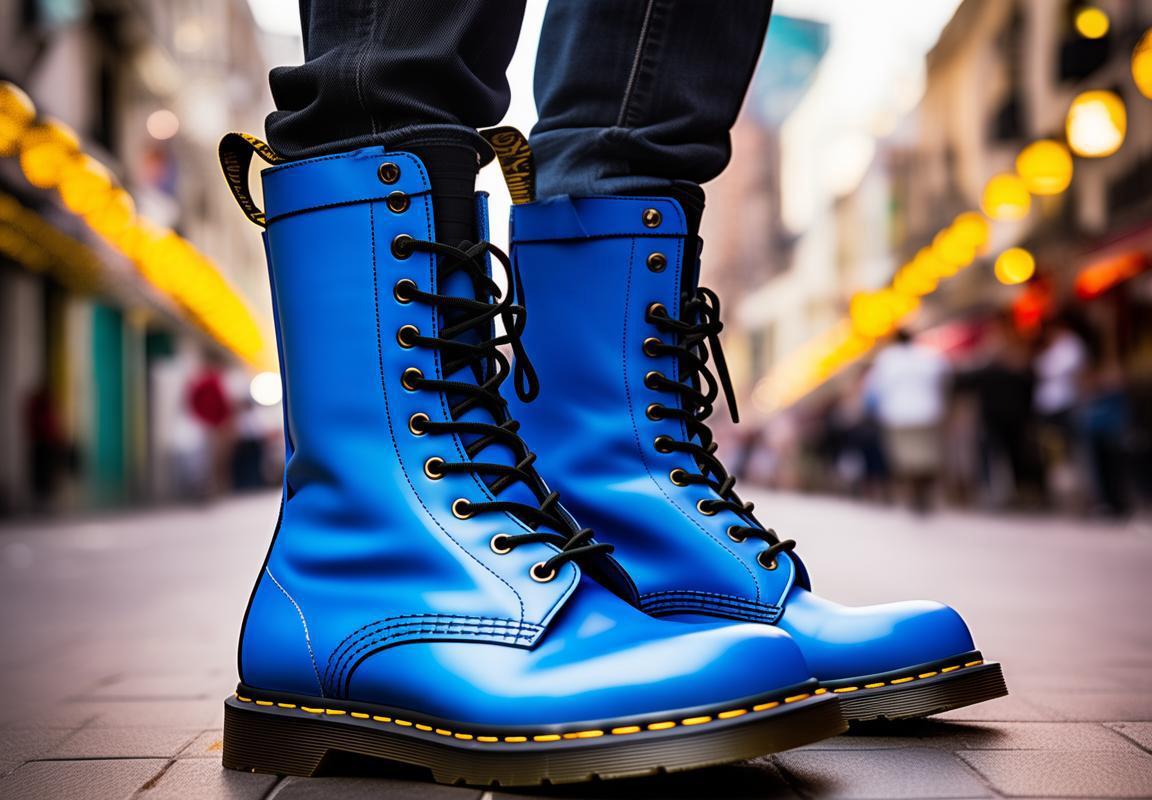 Oferta Especial: Dr. Martens Azules en Guadalajara – Calzado Único y de Calidad