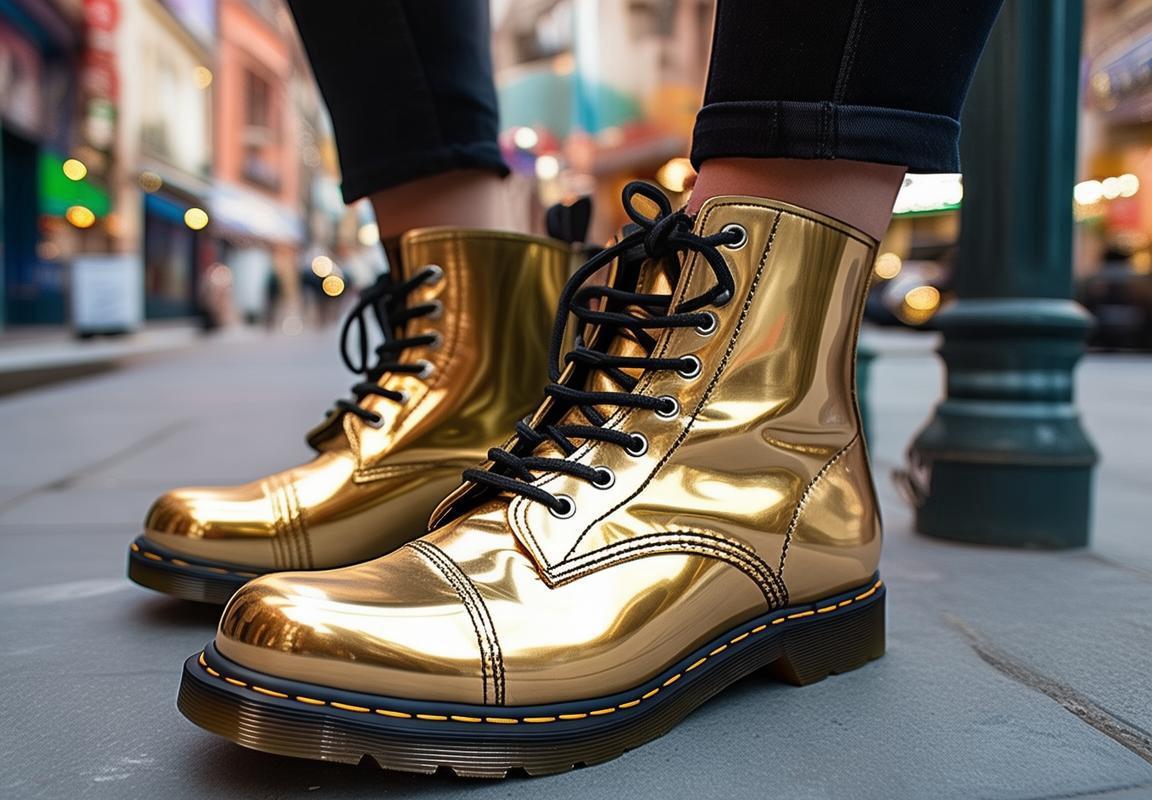 Oferta: Botas Dr. Martens Azules, Ideal para Running y Estilo Urbano