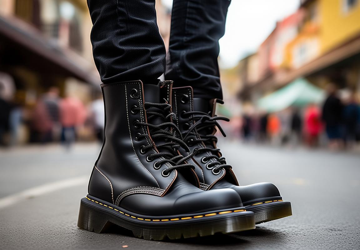 Botas Dr. Martens Estilo Punk – Promoción por Tiempo Limitado: No Dejes Pasar esta Oportunidad 🛍️